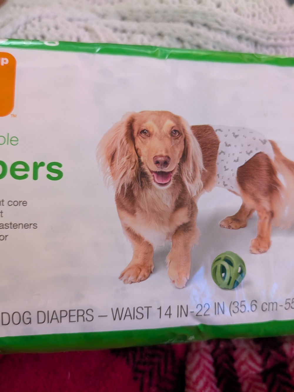 Unbranded White & Gray Pattern Dog Diapers for Small Dogs